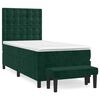 vidaXL &Kappa;&rho;&epsilon;&beta;ά&tau;&iota; Boxspring &mu;&epsilon; &Sigma;&tau;&rho;ώ&mu;&alpha; &Sigma;&kappa;&omicron;ύ&rho;&omicron; &Pi;&rho;ά&sigma;&iota;&nu;&omicron; 100x200&epsilon;&kappa;. &Beta;&epsilon;&lambda;&omicron;ύ&delta;&iota;&nu;&omicron;