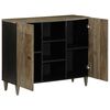 vidaXL Sideboard 90x33x75 cm &mu;&alpha;&sigma;ί&phi; &xi;ύ&lambda;&omicron; Mango