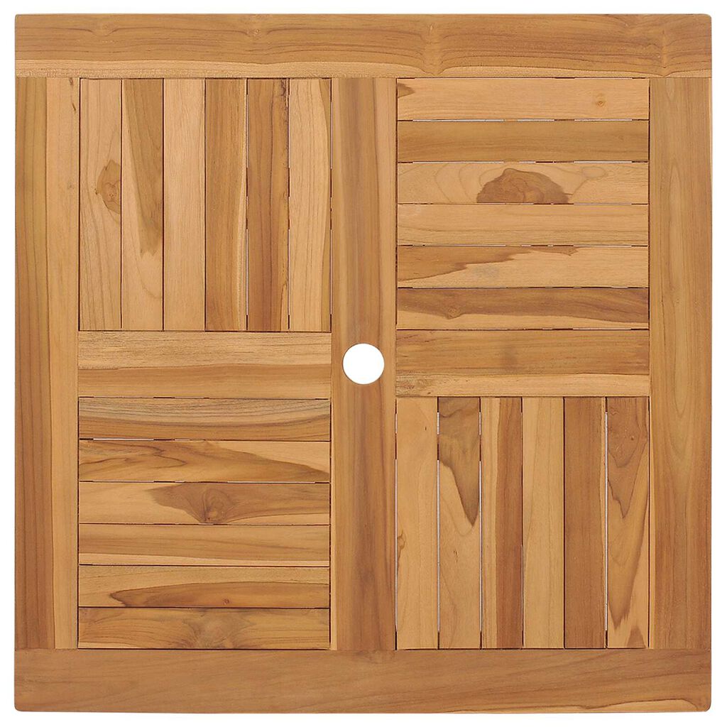 vidaXL Σετ Τραπεζαρίας Κήπου 2 pcs Καφέ Μασίφ ξύλο teak