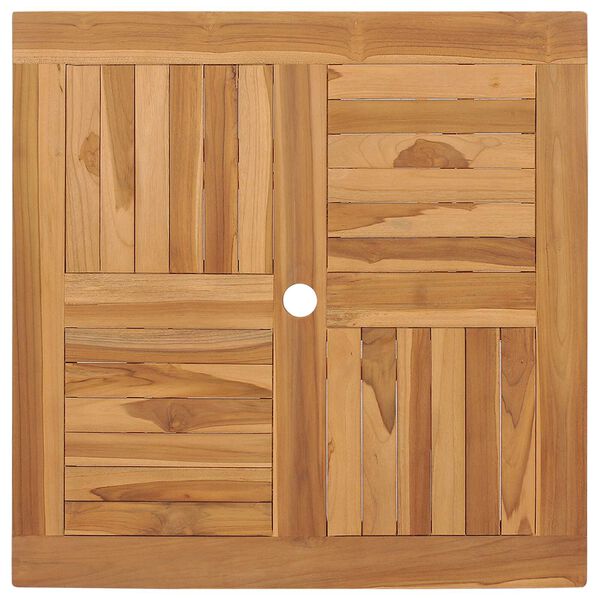 vidaXL Σετ Τραπεζαρίας Κήπου 2 pcs Καφέ Μασίφ ξύλο teak