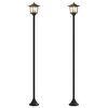 vidaXL &Sigma;&epsilon;&tau; &Sigma;&tau;ύ&lambda;&omega;&nu; &Lambda;&alpha;&mu;&pi;&tau;ή&rho;&alpha; with LED Bulb 2 &tau;&mu;&chi;. &Mu;&alpha;ύ&rho;&omicron; 16 x 16 x 156 &epsilon;&kappa;