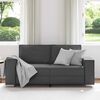 vidaXL Πολυθρόνα-καναπές με μαξιλάρι Γκρι 180 x 78 x 84 εκ. Δερματίνη