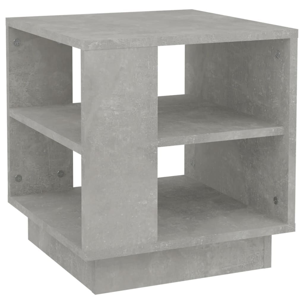 vidaXL Τραπεζάκι Σαλονιού Γκρι Σκυρ. 40x40x43 εκ. Επεξεργασμένο Ξύλο