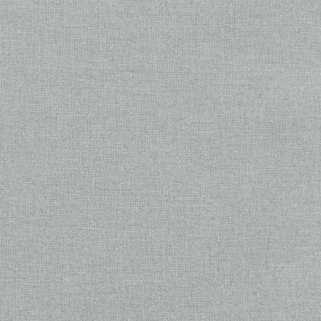 vidaXL Μαξιλάρι Ξαπλώστρας Ανοιχτό Γκρι 200x60x4 εκ. Ύφασμα