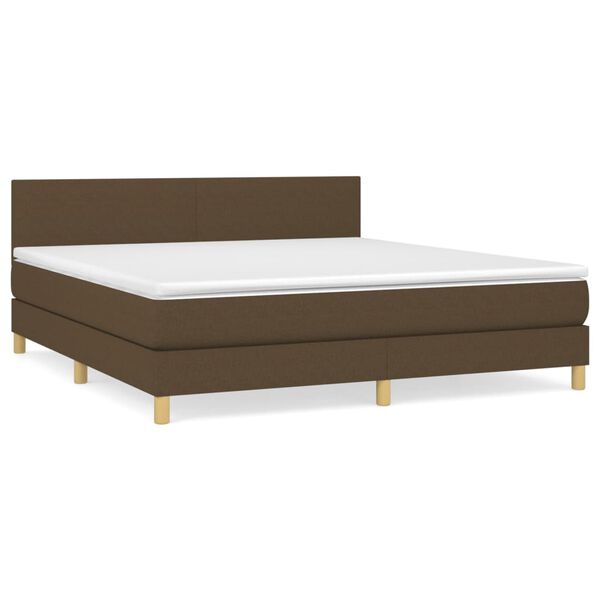vidaXL &Kappa;&rho;&epsilon;&beta;ά&tau;&iota; Boxspring &mu;&epsilon; &Sigma;&tau;&rho;ώ&mu;&alpha; &Sigma;&kappa;&omicron;ύ&rho;&omicron; &Kappa;&alpha;&phi;έ 180x200 &epsilon;&kappa; &Upsilon;&phi;&alpha;&sigma;&mu;ά&tau;&iota;&nu;&omicron;
