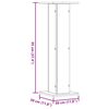 vidaXL Βάσεις Ηχείων 2 Τεμ. Μαύρες 30x30x95 εκ. Επεξ. ΞύλοΞύλο δρυός