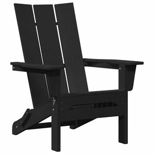 vidaXL &Pi;&tau;&upsilon;&sigma;&sigma;ό&mu;&epsilon;&nu;&eta; &Kappa;&alpha;&rho;έ&kappa;&lambda;&alpha; Adirondack &Mu;&alpha;ύ&rho;&omicron; 80,5 x 74,5 x 92 &epsilon;&kappa; HDPE
