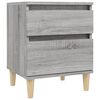 vidaXL Κομοδίνα 2 Τεμ. Γκρι Sonoma 40x35x50 εκ.