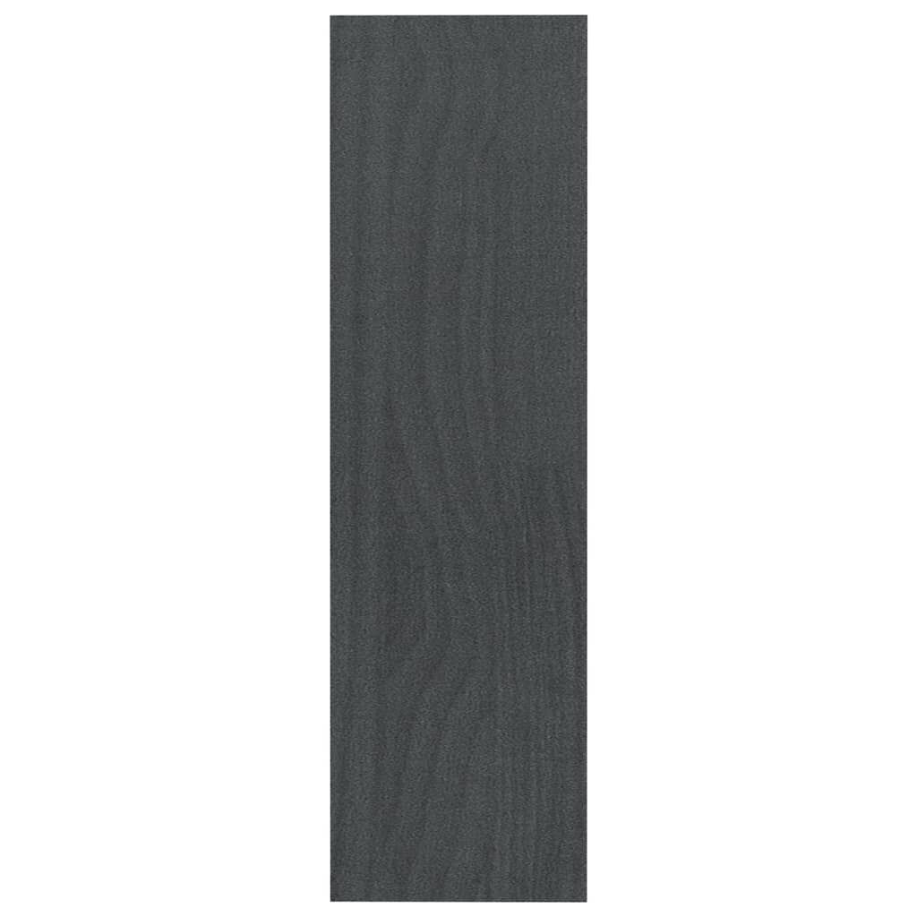 vidaXL Βιβλιοθήκη/Διαχωριστικό Χώρου Γκρι 100x30x103 εκ. Ξύλο Πεύκου