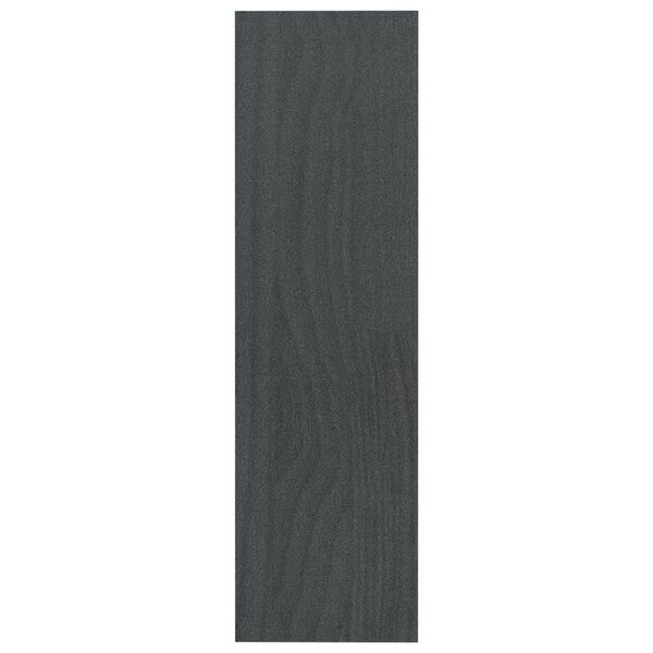 vidaXL Βιβλιοθήκη/Διαχωριστικό Χώρου Γκρι 100x30x103 εκ. Ξύλο Πεύκου