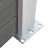 vidaXL Πάνελ Περίφραξης Γκρι 175 x 186 εκ. από WPC