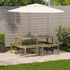 vidaXL Τραπέζι Πικνίκ 160 x 134 x 75 εκ. από Εμποτισμένο Ξύλο Πεύκου