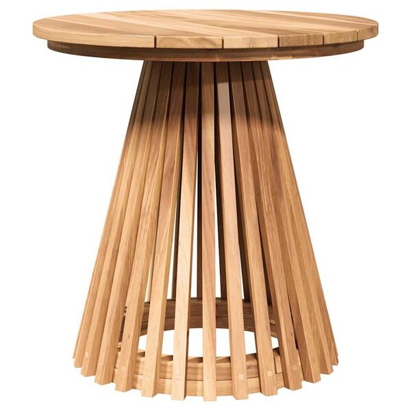 vidaXL Τραπέζι Κήπου Πλευρικό Καφέ 50 x 50 x 49.5 εκ Μασίφ ξύλο teak