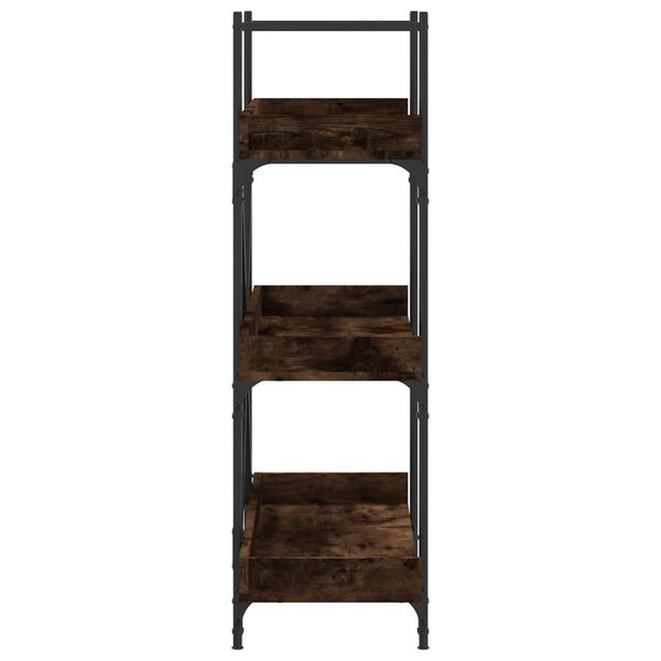 vidaXL Βιβλιοθήκη 3 Επιπέδων Καπν. Δρυς 100x33x108,5 εκ. Επεξεργ. Ξύλο