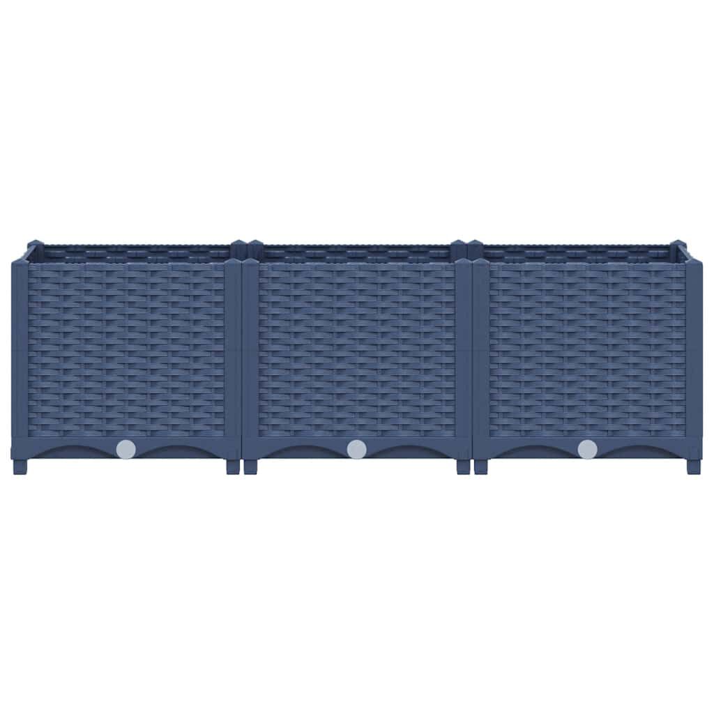 vidaXL Ζαρντινιέρα 120 x 40 x 38 εκ. από Πολυπροπυλένιο