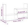 vidaXL Βάση Οθόνης (39-72) x 17 x 43 εκ. από Μασίφ Ξύλο Πεύκου