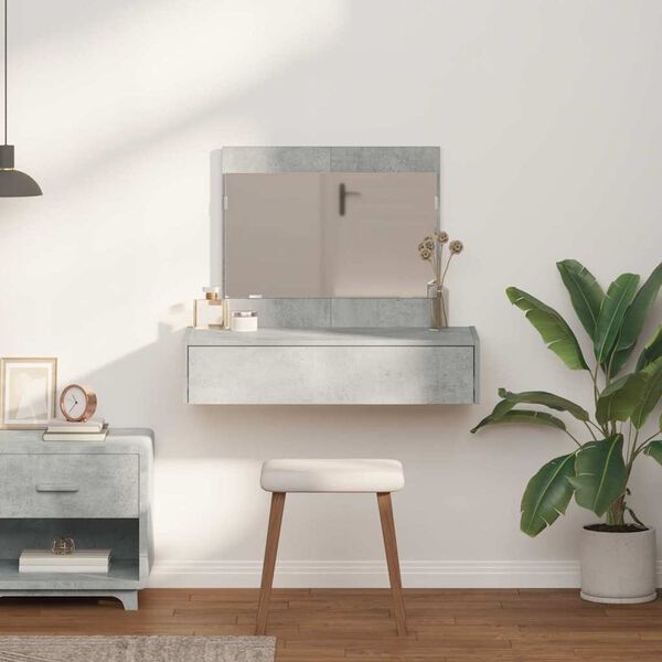 vidaXL Τραπέζι περιποίησης Γκρι 83 x 40 x 70 εκ Επεξεργασμένο ξύλο