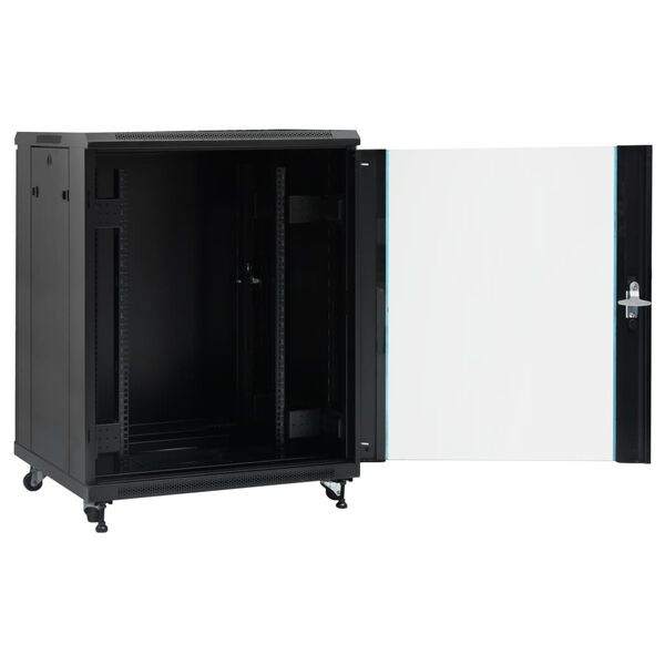 vidaXL Καμπίνα Δικτύου με Περιστ. Πόδια 18U 19" IP20 800x600x1000 χιλ.
