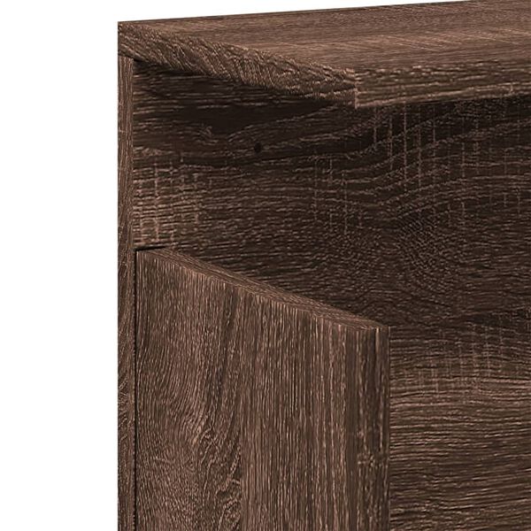 vidaXL Ντουλάπι Τοίχου Καφέ Δρυς 60x20x30 εκ. από Επεξεργασμένο Ξύλο