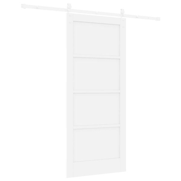 vidaXL Συρόμενη Πόρτα Λευκό 86 x 198.5 cm