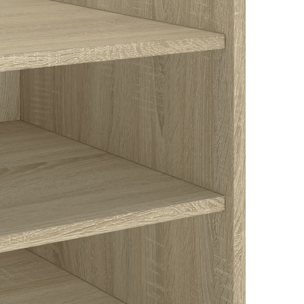 vidaXL Κομοδίνο Sonoma Δρυς 45x50x50 εκ. από Επεξεργασμένο Ξύλο