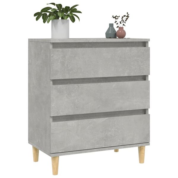 vidaXL Ντουλάπι Γκρι Σκυροδέματος 60x35x70 εκ. Επεξεργασμένο Ξύλο