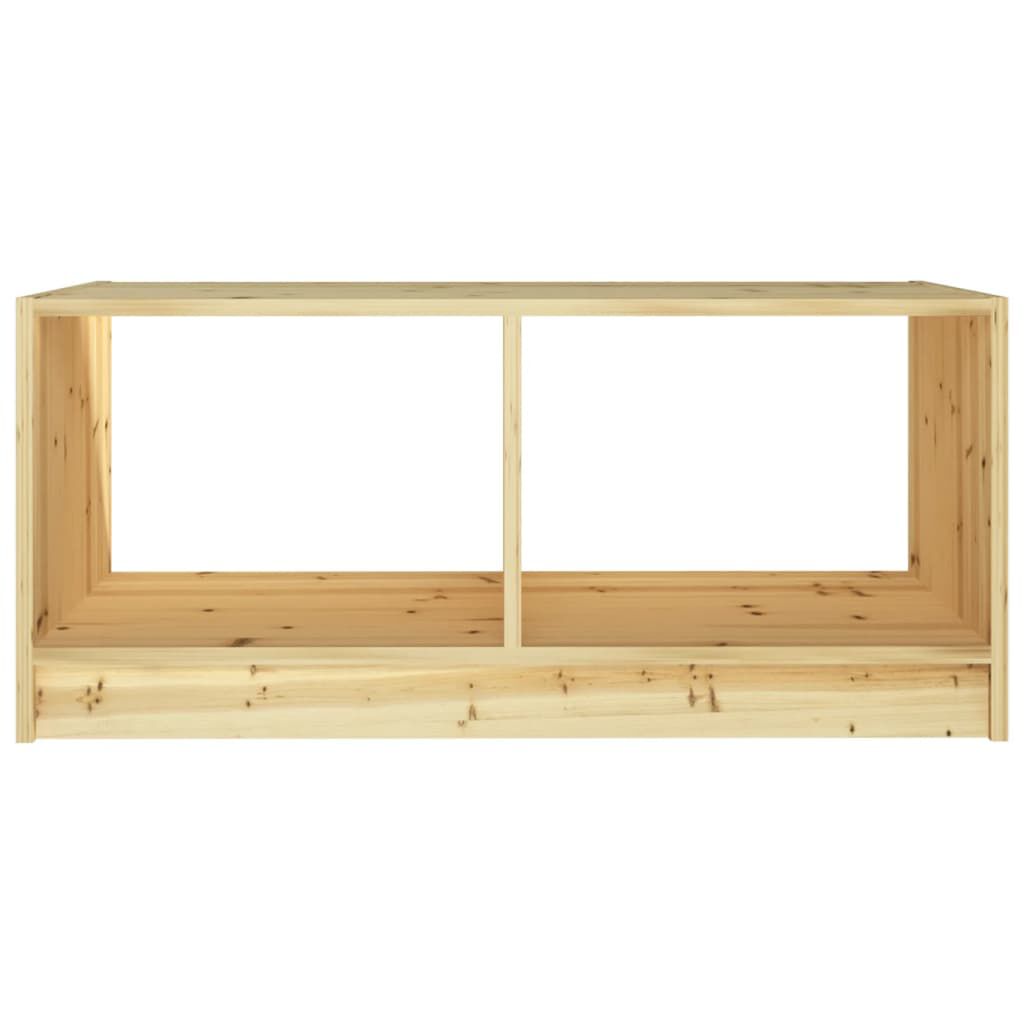 vidaXL Τραπεζάκι Σαλονιού 75 x 50 x 33,5 εκ. από Μασίφ Ξύλο Ελάτης