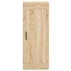 vidaXL Μπουφές Sonoma δρυς 34,5 x 34 x 180 εκ. από Επεξεργασμένο Ξύλο