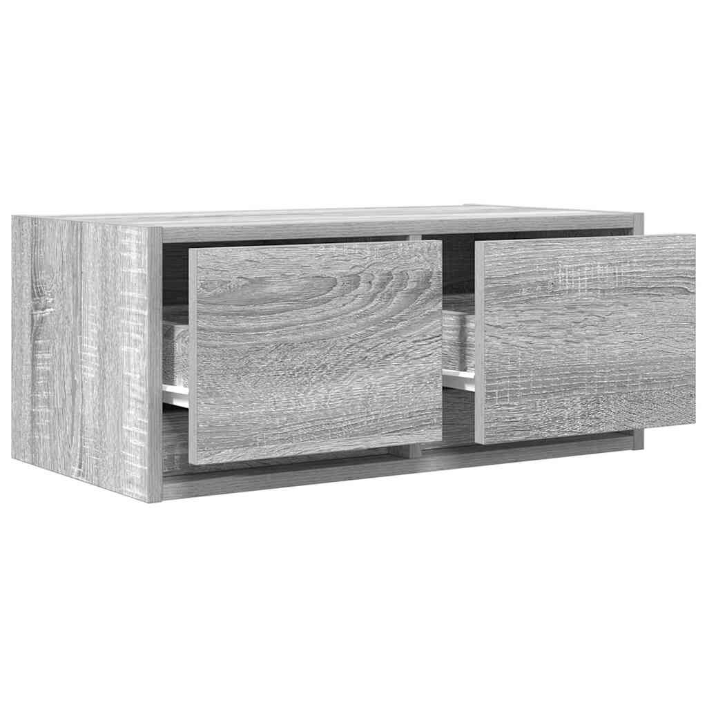 vidaXL Έπιπλο Τηλεόρασης Γκρι Sonoma 60x31x25,5 εκ. Επεξεργασμένο Ξύλο