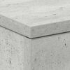 vidaXL Κομοδίνα 2 τεμ. Γκρι Σκυροδέματος 38x35x56 εκ. από Επεξ. Ξύλο