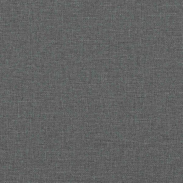 vidaXL Κρεβάτι Boxspring με Στρώμα Σκούρο Γκρι 120x190 εκ Υφασμάτινο