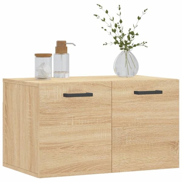 vidaXL Ντουλάπι Τοίχου Sonoma Δρυς 60x36,5x35 εκ. Επεξεργασμένο Ξύλο