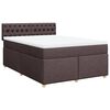 vidaXL &Kappa;&rho;&epsilon;&beta;ά&tau;&iota; Boxspring &mu;&epsilon; &Sigma;&tau;&rho;ώ&mu;&alpha; &Sigma;&kappa;&omicron;ύ&rho;&omicron; &Kappa;&alpha;&phi;έ 140x200 &epsilon;&kappa; &Upsilon;&phi;&alpha;&sigma;&mu;ά&tau;&iota;&nu;&omicron;