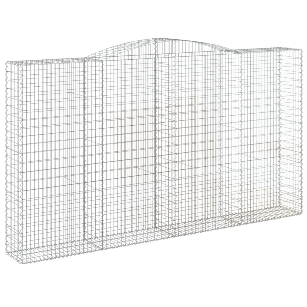 vidaXL Συρματοκιβώτια Τοξωτά 20 τεμ. 400x50x220/240 εκ. Γαλβαν. Ατσάλι