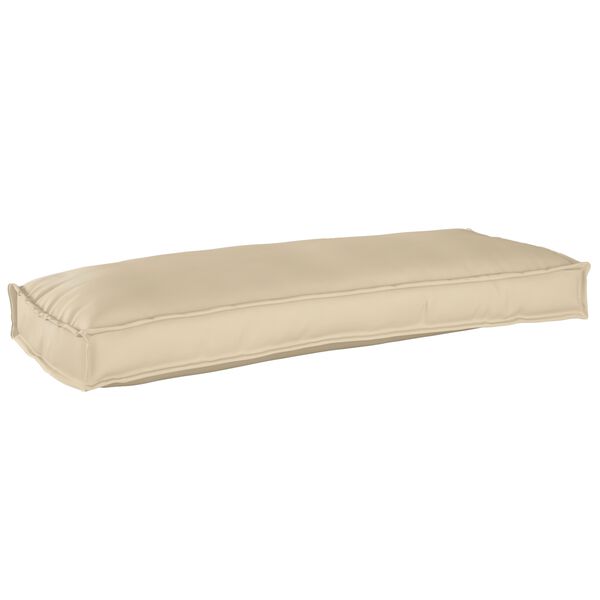 vidaXL Σετ Μαξιλαριών Πάγου 2 pcs Μπεζ 100 x 40 x 8 εκ Ύφασμα Oxford