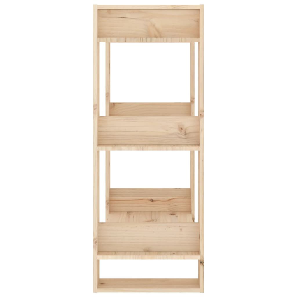 vidaXL Βιβλιοθήκη / Διαχωριστικό Χώρου 60x35x91 εκ. Μασίφ Ξύλο Πεύκου