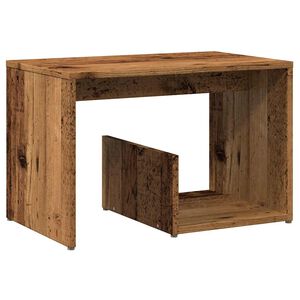 vidaXL Side Table &Pi;&alpha;&lambda;&iota;ό &xi;ύ&lambda;&omicron; 59x36x38 cm &Kappa;&alpha;&tau;&alpha;&sigma;&kappa;&epsilon;&upsilon;&alpha;&sigma;&mu;έ&nu;&omicron; &xi;ύ&lambda;&omicron;