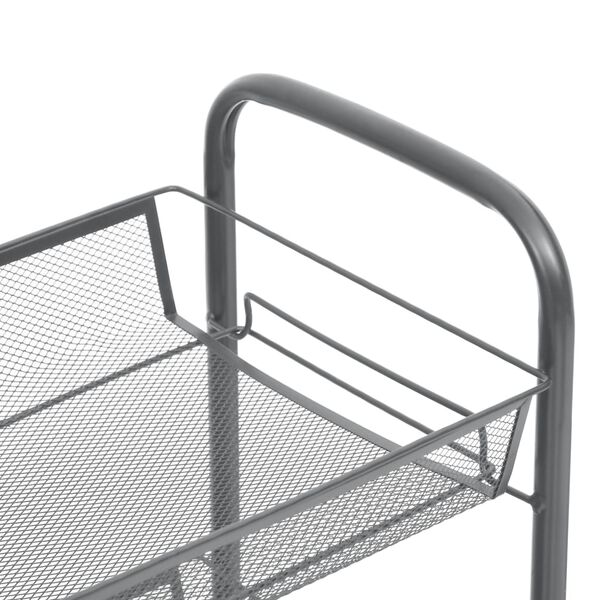 vidaXL Τρόλεϊ Κουζίνας 5 Επιπέδων Γκρι 46 x 26 x 105 εκ. Σιδερένιο