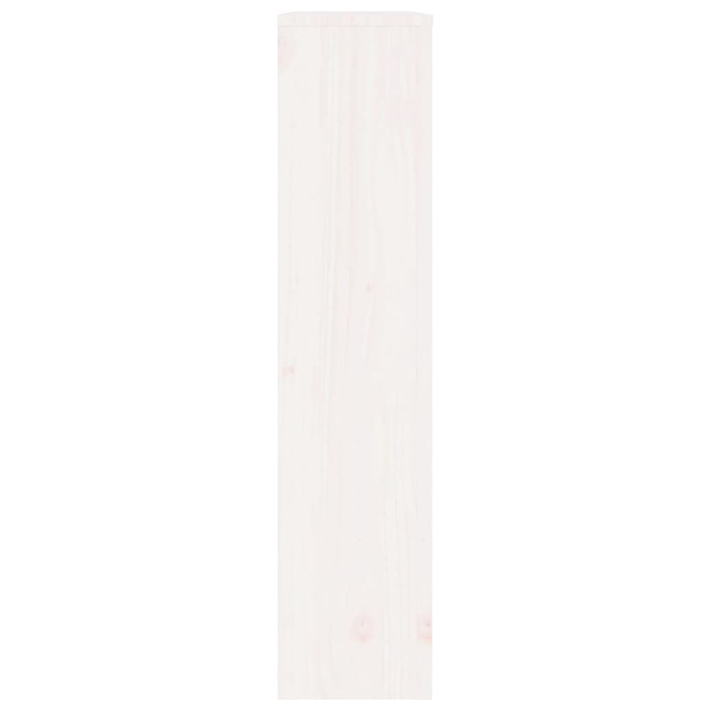 vidaXL Κάλυμμα Καλοριφέρ Λευκό 79,5x19x84 εκ. από Μασίφ Ξύλο Πεύκου