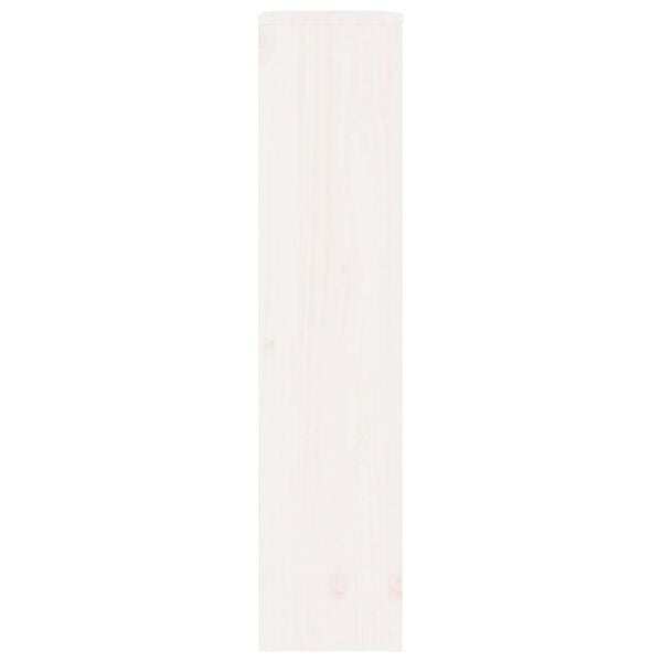 vidaXL Κάλυμμα Καλοριφέρ Λευκό 79,5x19x84 εκ. από Μασίφ Ξύλο Πεύκου