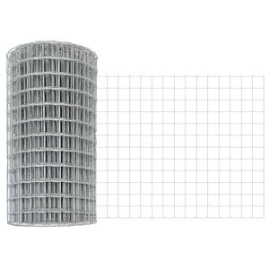 vidaXL Φράχτης Εuro Ασημί 0.4 x 10 μ Χάλυβας με θερμή επιμετάλλωση