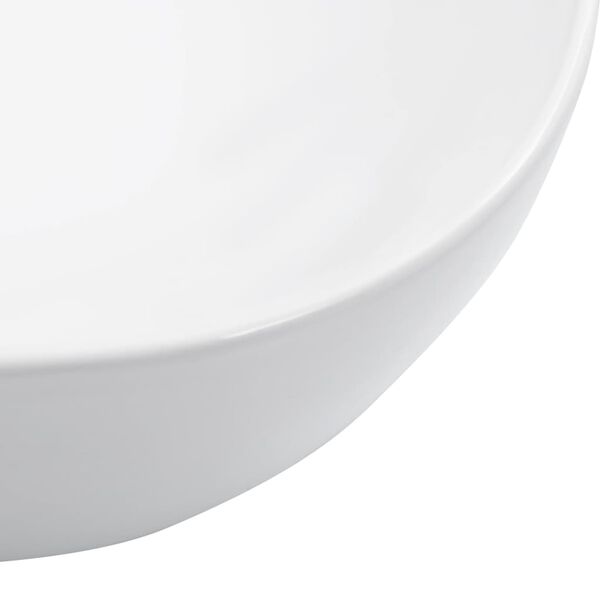 vidaXL Νιπτήρας Λευκός 45,5 x 32 x 13 εκ. Κεραμικός