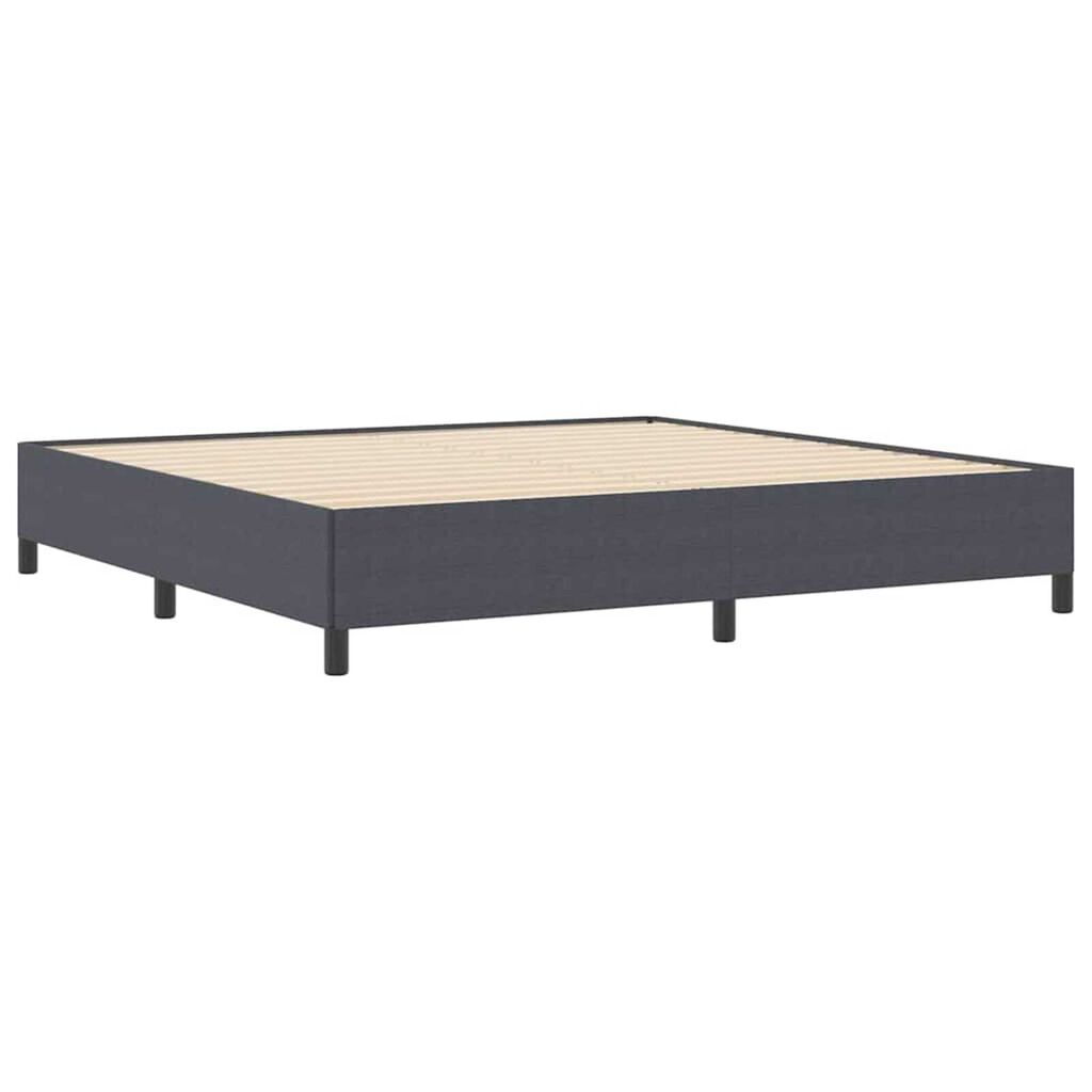 vidaXL Σκελετός Κρεβατιού Σκούρο γκρι 200 x 200 cm Βελούδο
