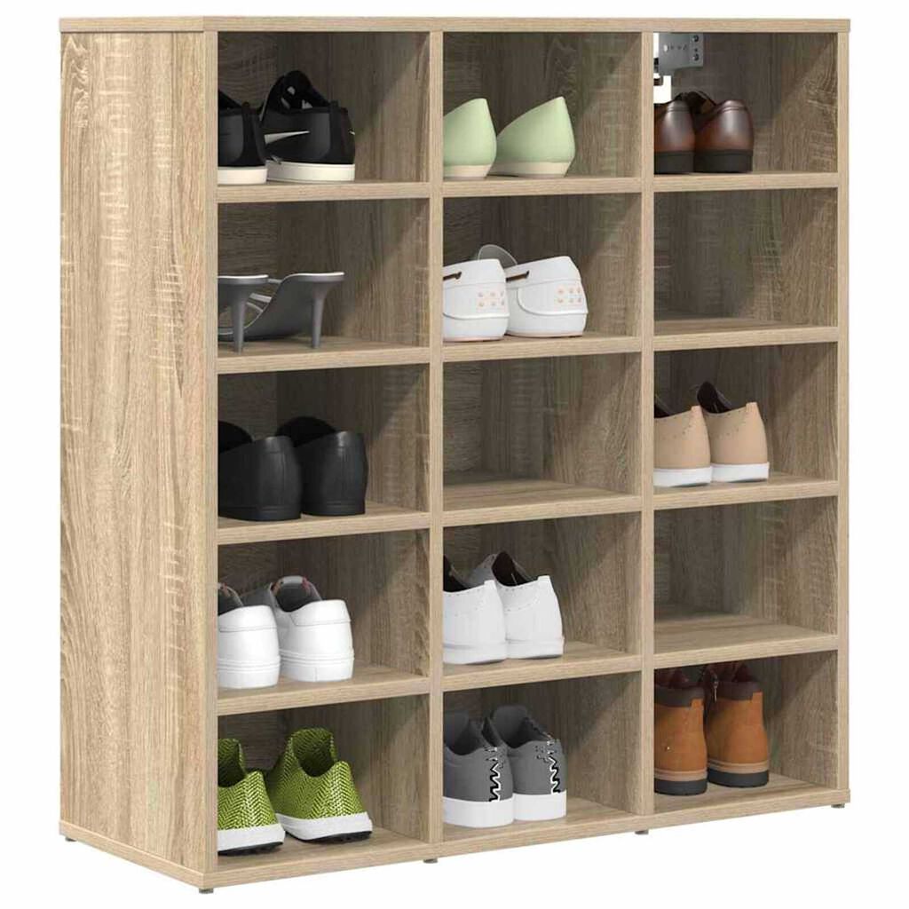 vidaXL Ντουλάπα Παπουτσιών με ράφι Sonoma Δρυς 77.5 x 30 x 83.5 εκ.