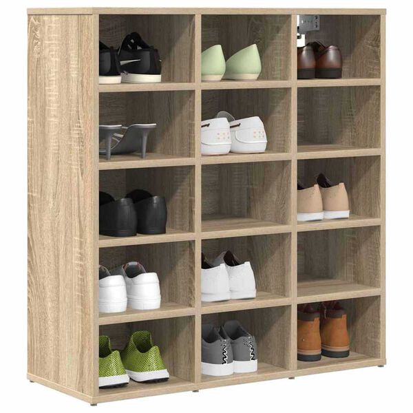 vidaXL Ντουλάπα Παπουτσιών με ράφι Sonoma Δρυς 77.5 x 30 x 83.5 εκ.