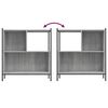 vidaXL Βιβλιοθήκη Γκρι Sonoma 72 x 28 x 77,5εκ. από Επεξεργασμένο Ξύλο