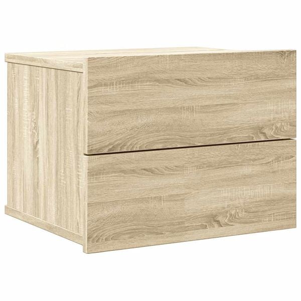 vidaXL Κομοδίνο Χρώμα Sonoma Δρυς 40 x 30 x 30 εκ. από Μοριοσανίδα