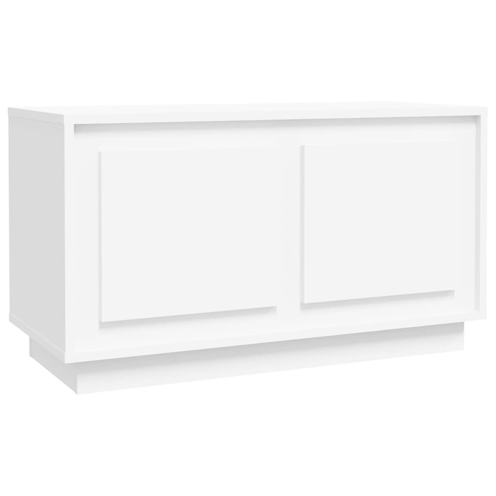 vidaXL Έπιπλο Τηλεόρασης Λευκό 80 x 35 x 45 εκ. από Επεξεργασμένο Ξύλο