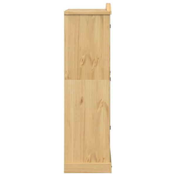vidaXL Ντουλάπα Corona 102x52x186 εκ. από Μασίφ Ξύλο Πεύκου