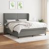 vidaXL &Kappa;&rho;&epsilon;&beta;ά&tau;&iota; Boxspring &mu;&epsilon; &Sigma;&tau;&rho;ώ&mu;&alpha; &Sigma;&kappa;&omicron;ύ&rho;&omicron; &Gamma;&kappa;&rho;&iota; 160x200 &epsilon;&kappa; &Upsilon;&phi;&alpha;&sigma;&mu;ά&tau;&iota;&nu;&omicron;